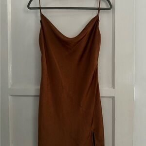 Princess Polly Chocolate Backless Dress